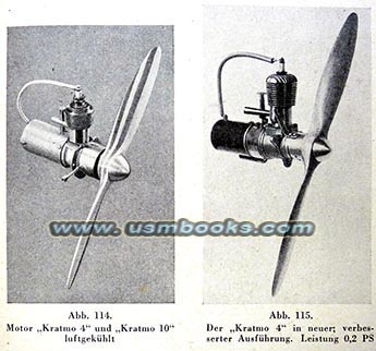 Nazi model airplane engines