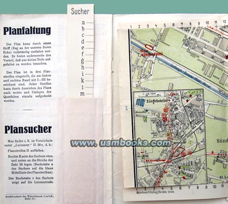 1940 map of Nuernberg