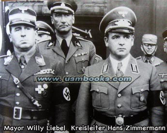 Kreisleiter Hans Zimmermann with Willy Liebel