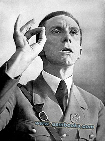 Nazi Propaganda Minister Dr. Joseph Goebbels