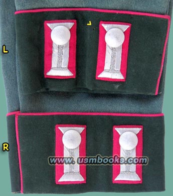 Nazi uniform cuffs