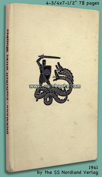 1941 SS Nordland Verlag Book about Hitler's Courage