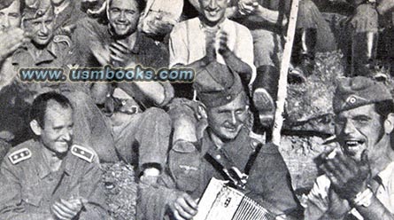 Nazi soldier downtime in the Leningrad trenches