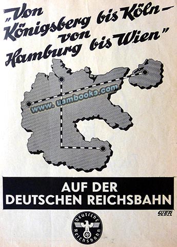 Deutsche Reichsbahn advertising 1938