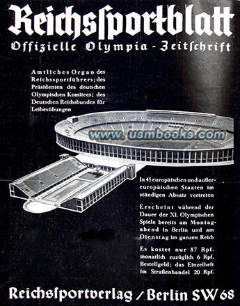 Reichssportblatt, Olympia-Zeitschrift