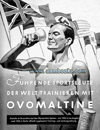 1936 Olympics advertising Ovomaltine