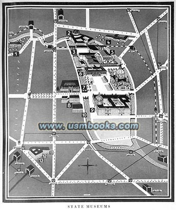 1936 Museum map Berlin