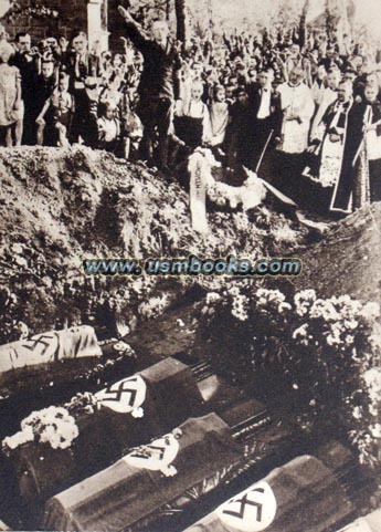 burial of fallen Wehrmacht soldiers who died for the Vaterland
