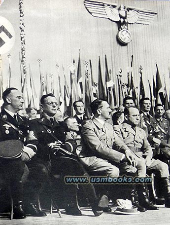 RFSS Heinrich Himmler, Dr. Arthur Seyss-Inquart, Hitler, Gauleiter Burckel