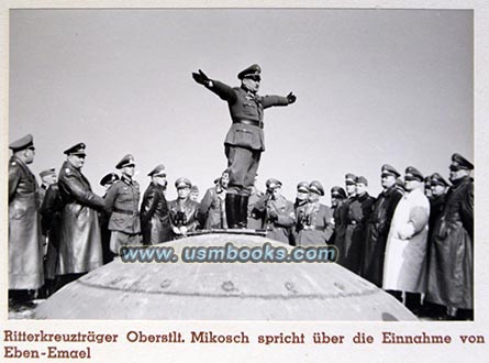 Eben Emael, Knights Cross winner Oberstleutnant Hans Mikosch