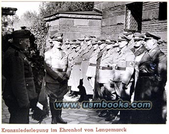 gauleiter ceremony at Langemarck WW1 monument