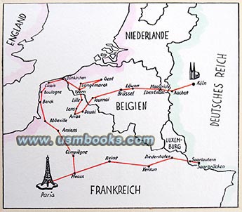 1940 Besichtigungsreise der Gauleiter durch Belgien und Frankreich