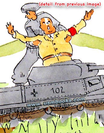 Nazi Gauleiter in a tank