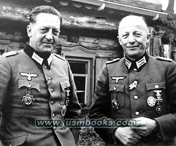 high-ranking Nazi Wehrmacht officers with medals