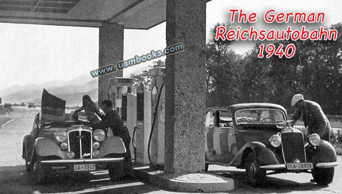 3. Reich Reichsautobahn Tankstelle