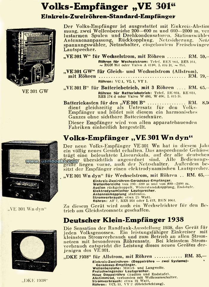  bakelite Nazi radio, III. Reich Volksempfnger