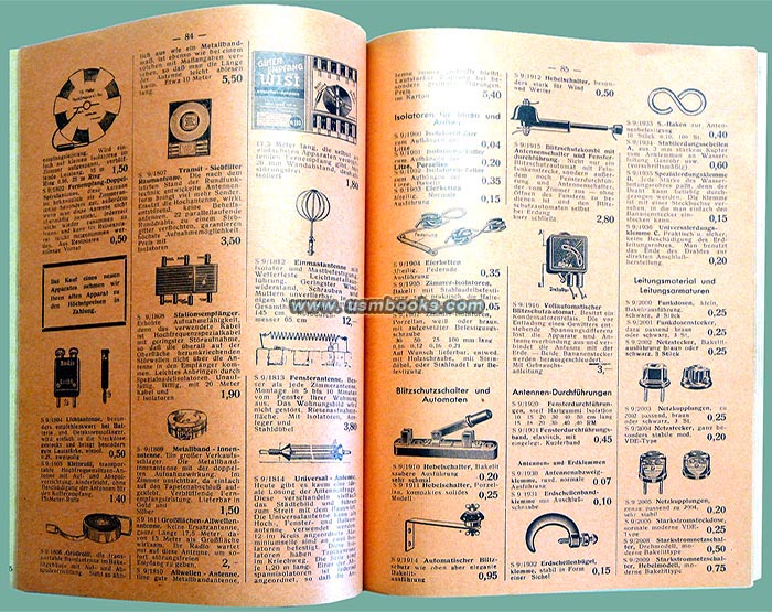 1938-39 Nazi electronics catalog