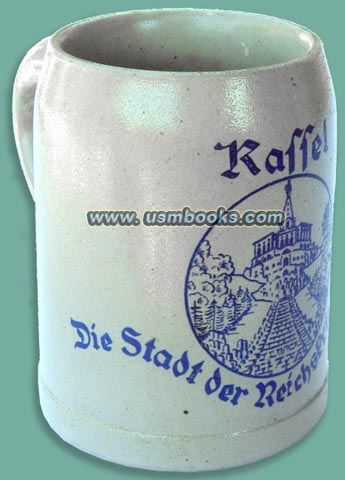 Third Reich earthenware beer stein