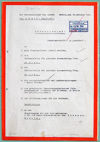 Heydrich Nazi Police Decree