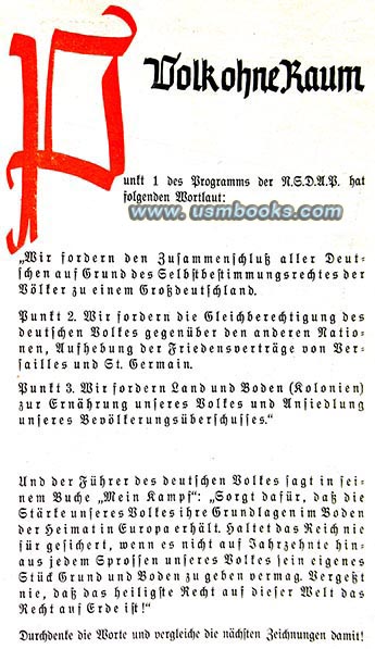Volk ohne Raum, Lebensraum