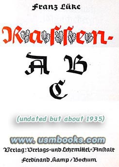 Rassen-ABC, Franz Lke, Verlags- und Lehrmittel-Anstalt Ferdinand Kamp Bochum