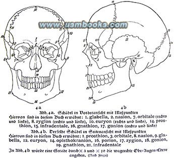 Nazi race research skull measurements