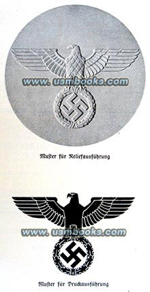 Nazi emblem, eagle and swastika