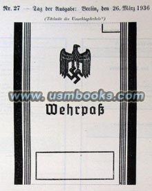 Nazi Wehrpass