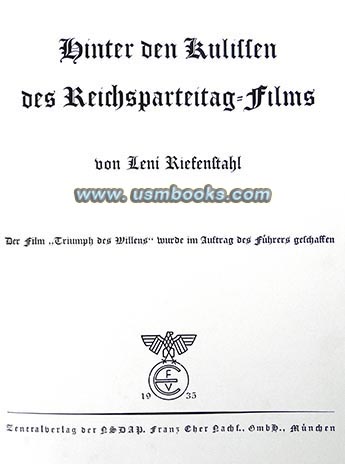 Hinter den Kulissen des Reichsparteitag-Films, Leni Riefenstahl