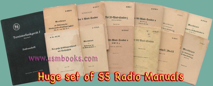 SS radio manuals