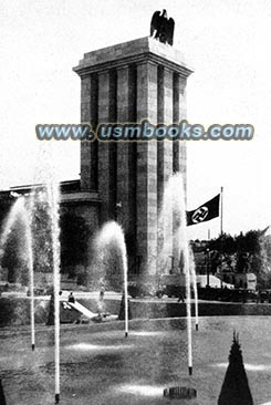 Nazi eagle on German Pavilion Paris 1937