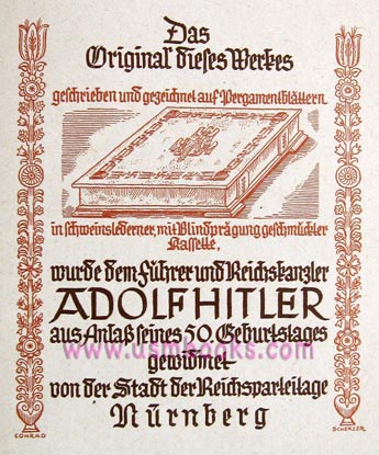 Hitler presentation book