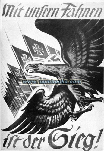 Nazi eagle and swastika