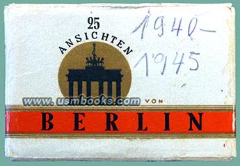 Nazi Berlin souvenir photo set