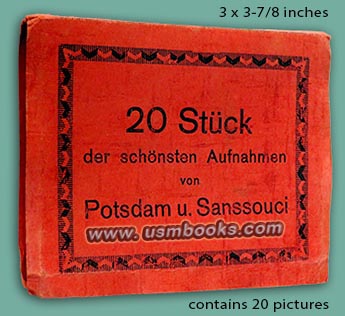 early Third Reich souvenir photos Potsdam and Sanssouci