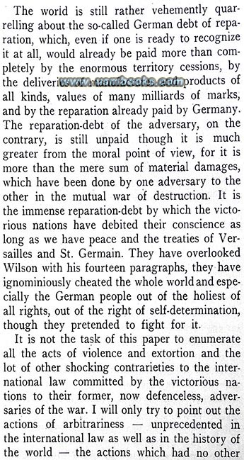 Treaties of Versailles and St. Germain