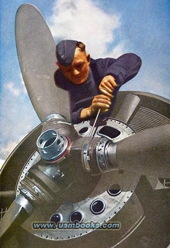 Nazi Luftwaffe airplane maintenance