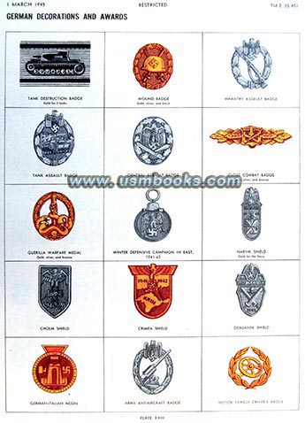 Nazi combat medals, Krim Shield, Narvik Shield