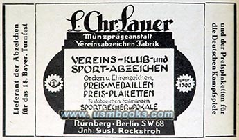 3. Reich Abzeichen L. Christian Lauer