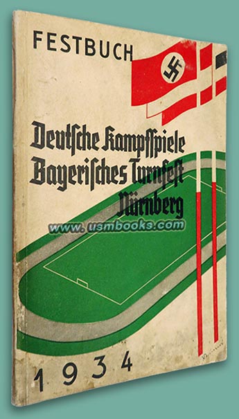 Festbuch Deutsche Kampfspiele Bayerisches Turnfest Nürnberg 1934