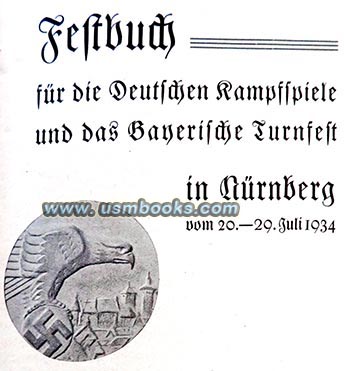 July 1934 German Gymnastics Festival Nuremberg