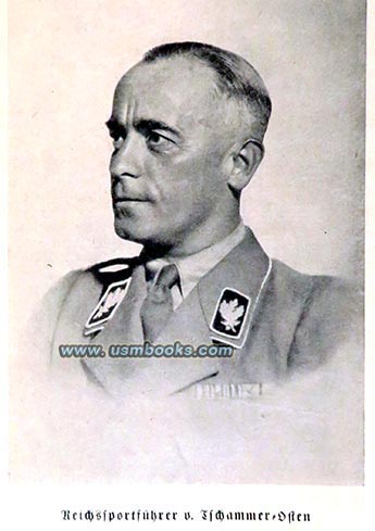 Reichssportfuehrer Hans von Tschammer und Osten