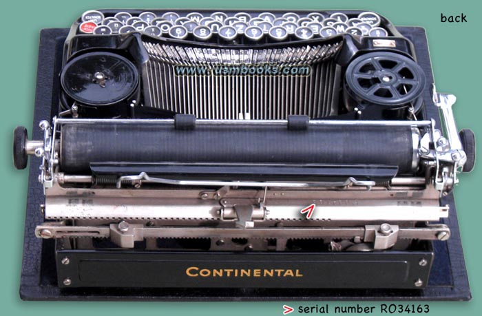 Wanderer Continental serial number RO34163