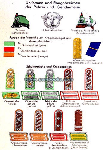 Nazi Military Uniform Guidebook in Color, 1939