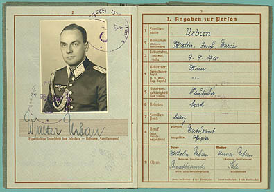 Nazi Wehrpass photo