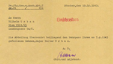 Nazi letter of transmittal
