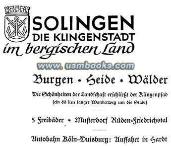 Solingen, die Klingenstadt