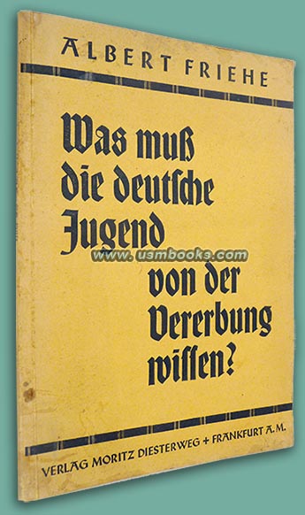 1936 Nazi book What should the German Youth know about Heredity?