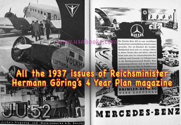 1937 Nazi Four Year Plan magazines