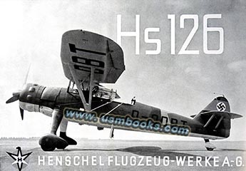 Henschel Hs126 with swastika tail markings